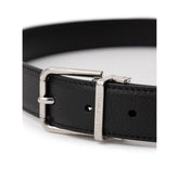 Dolce & Gabbana Black Leather Regular Belt